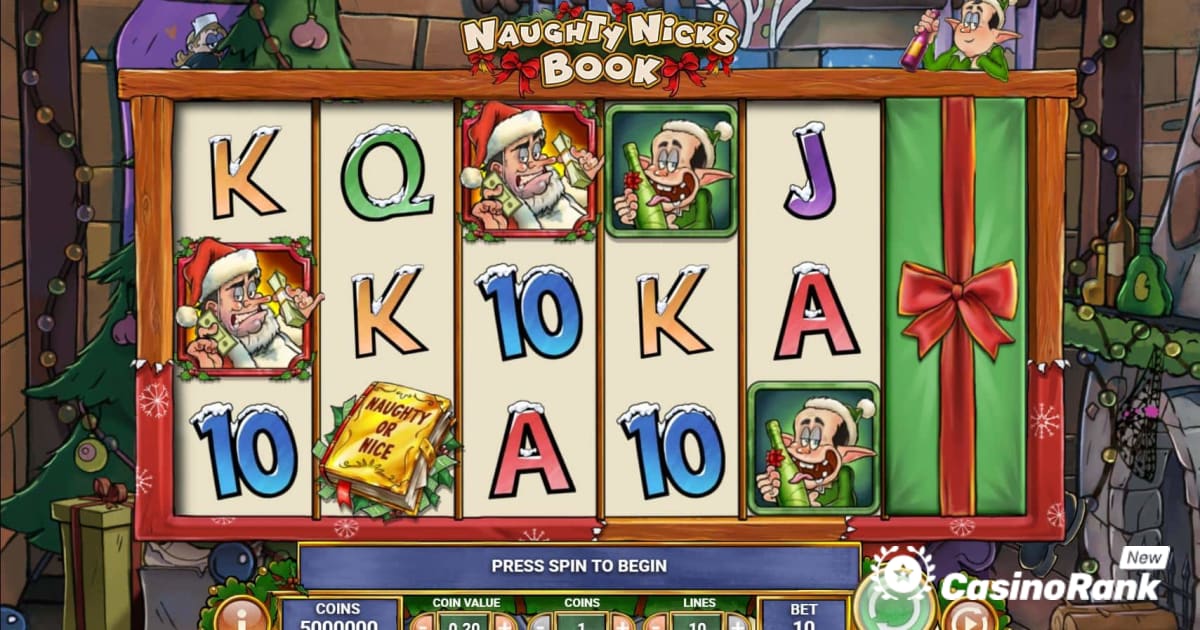 جرب ألعاب Play'n Go's Newest-themed Christmas Slots: Naughty Nick's Book